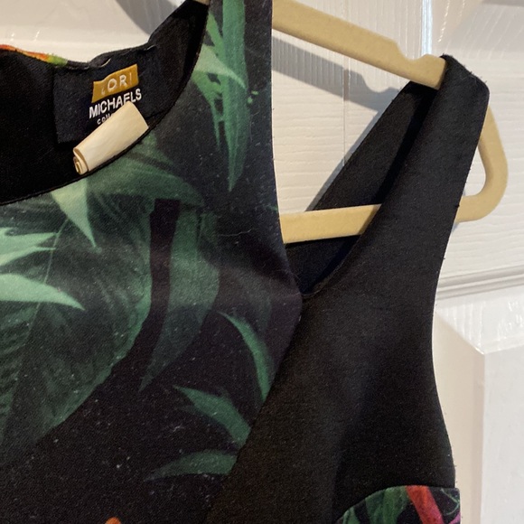 2/$15 asymmetrical shoulder midi dress - Picture 2 of 3